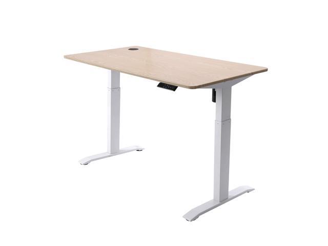 UNICOO Electric Height Adjustable Standing Desk, Electric Standing Workstation, Sit Stand Home Office Desk, Gaming Table, Whole-Piece Desktop Board...