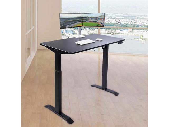 UNICOO Electric Height Adjustable Standing Desk, Electric Standing Workstation, Sit Stand Home Office Desk, Gaming Table, Whole-Piece Desktop Board...