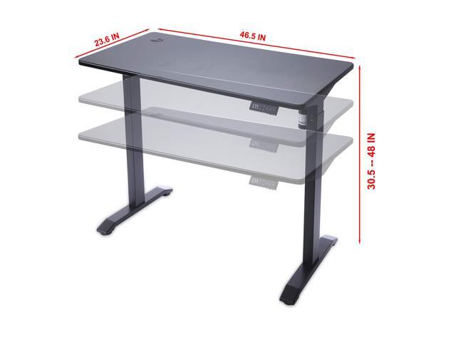 UNICOO Electric Height Adjustable Standing Desk, Electric Standing Workstation, Sit Stand Home Office Desk, Gaming Table, Whole-Piece Desktop Board...