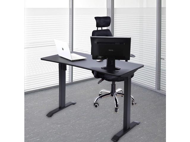 UNICOO Electric Height Adjustable Standing Desk, Electric Standing Workstation, Sit Stand Home Office Desk, Gaming Table, Whole-Piece Desktop Board...