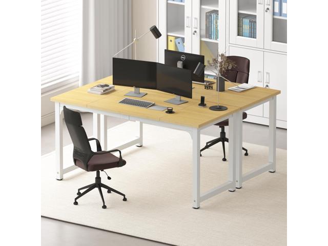 NSdirect 63' Computer Desk,Large Home Office Desk Wide Workstation 1 inch Thicker Tabletop for Writing,Games and Home Work PC Desk Modern Finish...
