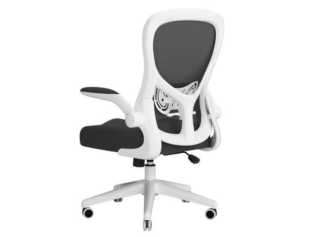 Hbada Office Chair Ergonomic Desk Chair, Office Desk Chairs with PU Silent Wheels, Breathable Mesh Computer Chair with Adjustable Lumbar Support,...