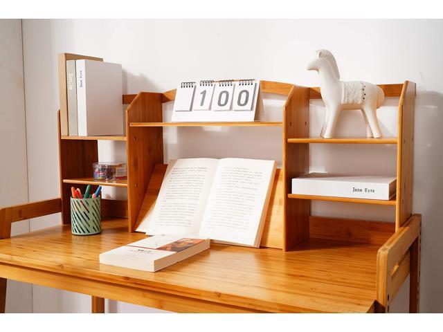 UNICOO BAMBOO SERIES Bamboo Height Adjustable Kids Desk and Chair Set, Children Desk, Kids Study Table and Chair Set (Nature - 02)