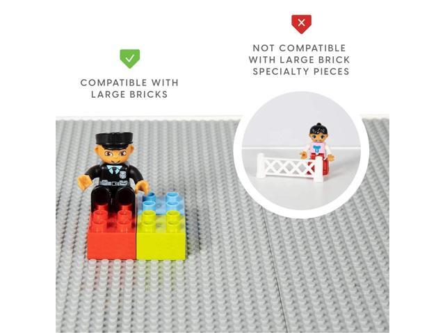 Milliard Kids 3-in-1 Play Table and Chair Set Wood with Storage Baskets, Compatible with Lego and Duplo Bricks, Activity Table Playset Furniture...