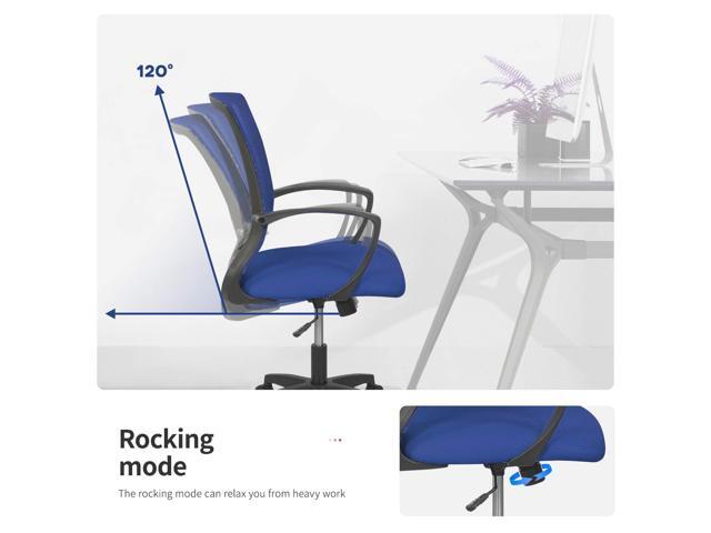 Conference Room Chairs Home Office Chair Ergonomic Desk Mesh Computer with Lumbar Support Armrest Mid Back Rolling Swivel Adjustable Task for...