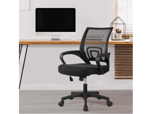 Home Office Chair Ergonomic Desk Chair, Mesh Computer Chair with Lumbar Support& Armrest, Adjustable Home Mid Back Task Chair Modern Executive...