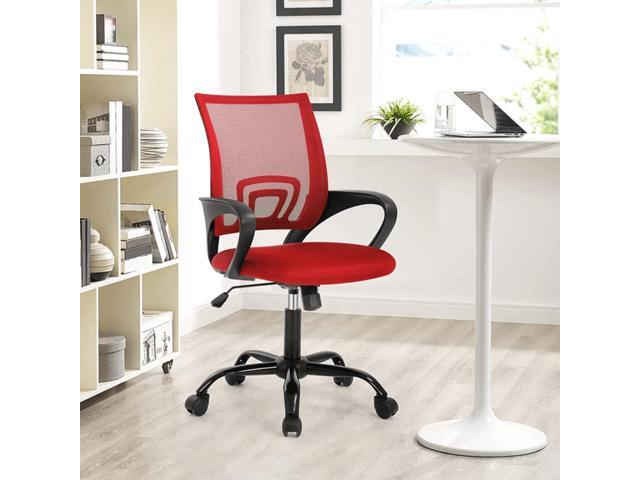Home Office Chair Mesh Desk Chair with Lumbar Support Armrests, Adjustable Ergonomic Computer Chair, Modern Mid Back Task Executive Chair Rolling...