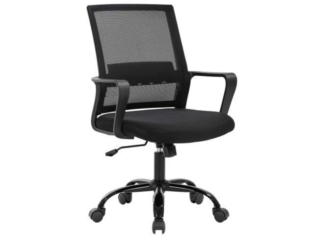 Office Chair Ergonomic Desk Chair, Mesh Computer Chair with Lumbar Support& Armrest, Adjustable Mid Back Task Chair Modern Executive Rolling Swivel...