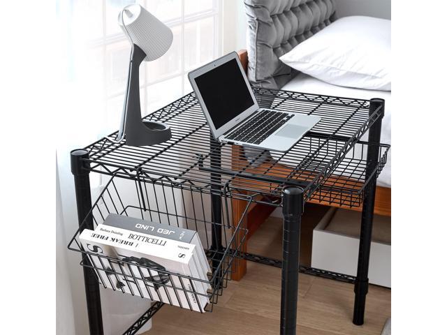 DormCo Suprima Heavy Duty Carbon Steel Desk - Compact Size - Black
