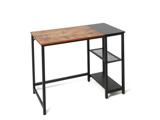 CAPHAUS 40 Inch Computer Desk with 2-Tier Storage Shelves, for Home Office & Gaming, Small Spaces Desk for Bedroom/Office, Easy Assemble P2 Board &...