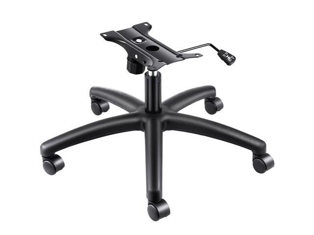 28' Swivel Chair Base Replacement, Office Chair Base, 350 Pounds Heavy Duty Gaming Chair Replacement Base with Bottom Plate Stand Cylinder and Casters
