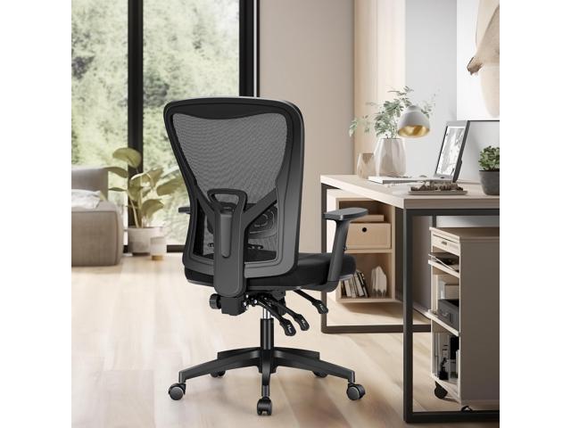 MAISON ARTS Ergonomic Mesh Office Chair, High Back Computer Task Chair Desk Chair with Adjustable Armrest and Lumbar Support for Home Office
