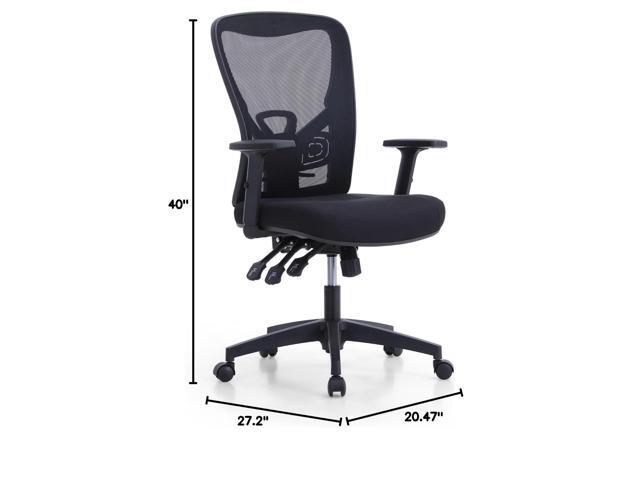 MAISON ARTS Ergonomic Mesh Office Chair, High Back Computer Task Chair Desk Chair with Adjustable Armrest and Lumbar Support for Home Office
