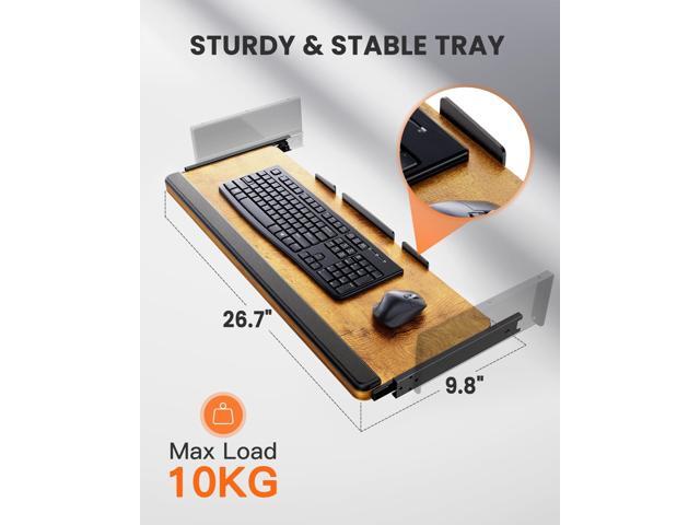 ErGear Large Electric Standing Desk with Keyboard Tray, 63x28 Inches Large Adjustable Height Sit Stand Up Desk, Home Office Desk Computer...