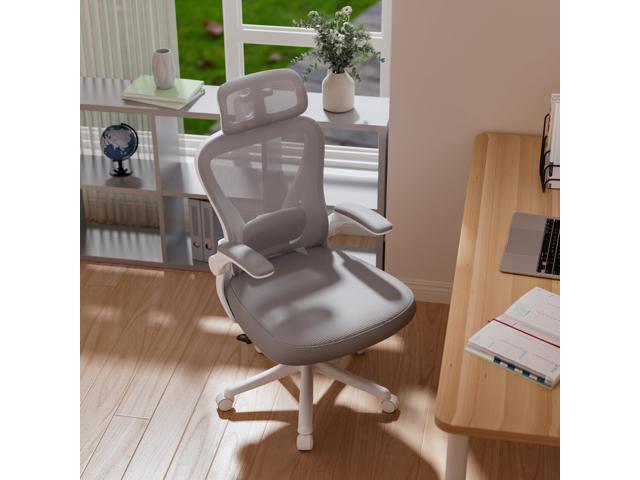 Ergonomic Office Chair M903, Computer Desk Chair with Wheels, High Back Mesh Office Chair with Adjustable Lumbar Support, Headrest, Flip-Up...