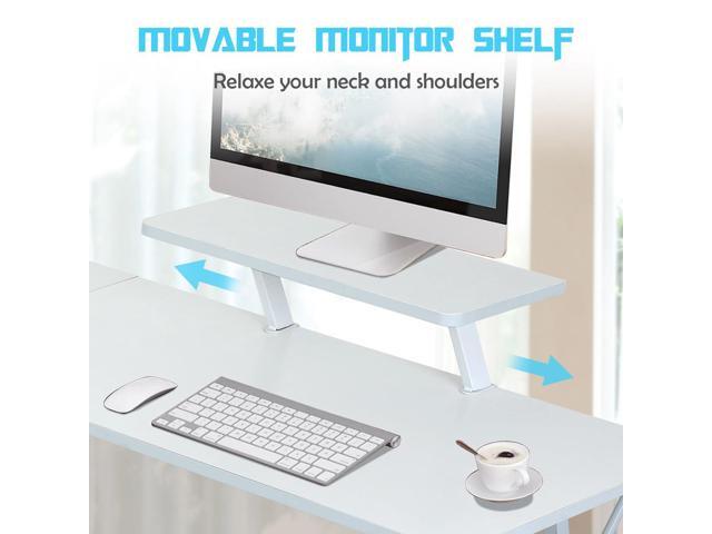 L Shape Desk Sturdy L-Shaped Gaming Desk with Large Wooden Desktop for Home Office, Corner Desk for Small Space, Easy to Assemble, ComputerDesk