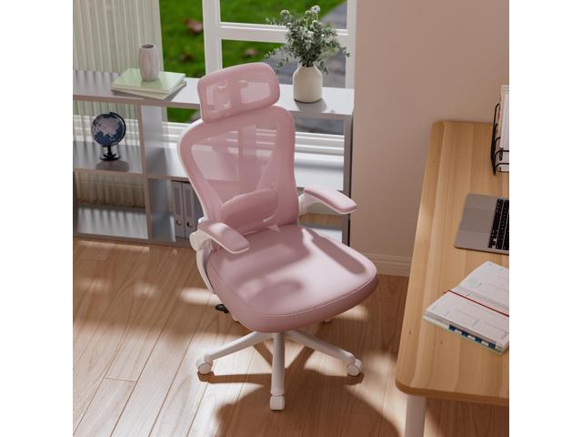 Ergonomic Office Chair M903, Computer Desk Chair with Wheels, High Back Mesh Office Chair with Adjustable Lumbar Support, Headrest, Flip-Up...