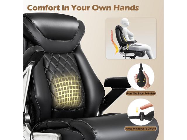 Big and Tall Office Chair 600LBS for Heavy People, Large Heavy Duty Executive Office Chair, 5D Armrests & High Back Desk Chairs Comfy & Adjustable...