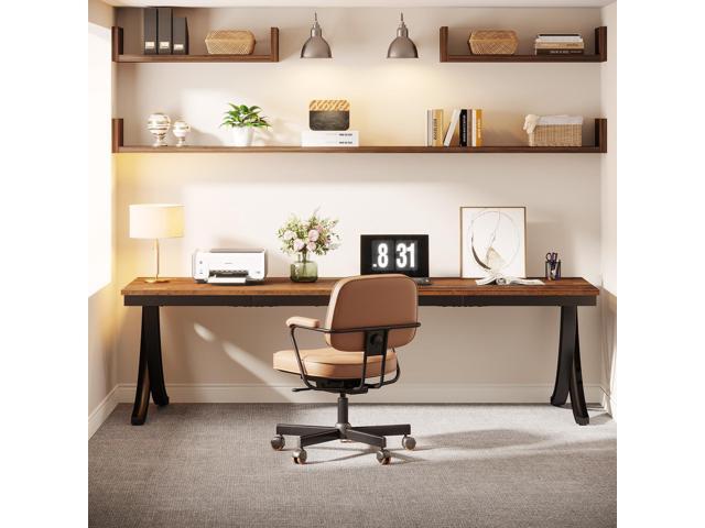 Tribesigns 2 Person Office Computer Desk, 78.7-Inch Extra Long Desk, Large Double Desk for Two People, Workstation Work Desk for Home Office with...