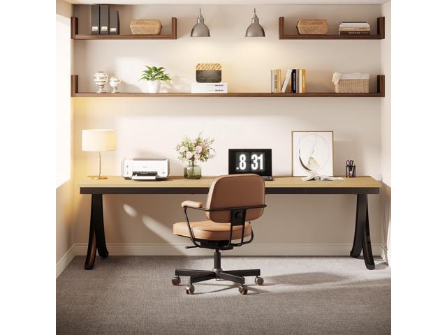 Tribesigns 2 Person Office Computer Desk, 78.7-Inch Extra Long Desk, Large Double Desk for Two People, Workstation Work Desk for Home Office with...