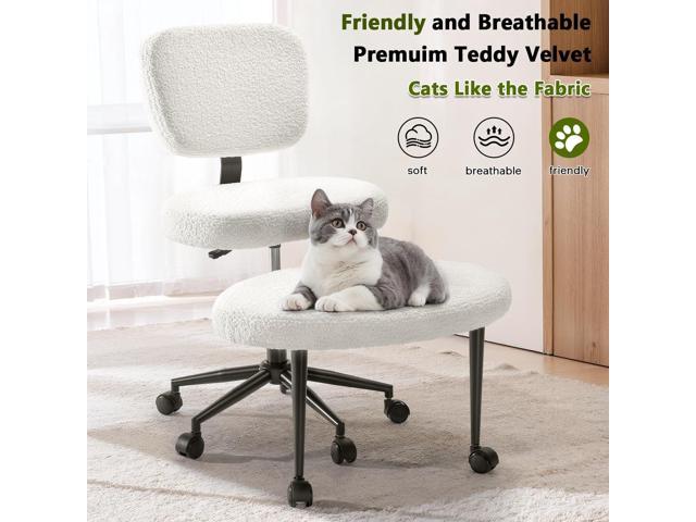 Waleaf Ergonomic Cross Legged Office Chair with Wheels, ADHD Chair for Adults, Meditation Chair, Yoga Office Chair, Kneeling Chairs with...