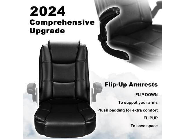 OFIKA Big and Tall Office Chair Computer Desk Chair - Ergonomic High Back Lumbar Support Home Office Chair with Padded Flip-up Arms, Adjustable...