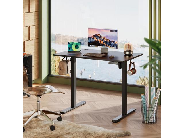 DEVAISE Whole Piece Standing Desk, 40 x 24 Inch Electric Standing Desk with Adjustable Height, 3-Preset Memory Sit Stand up Desk, One Piece Desktop...