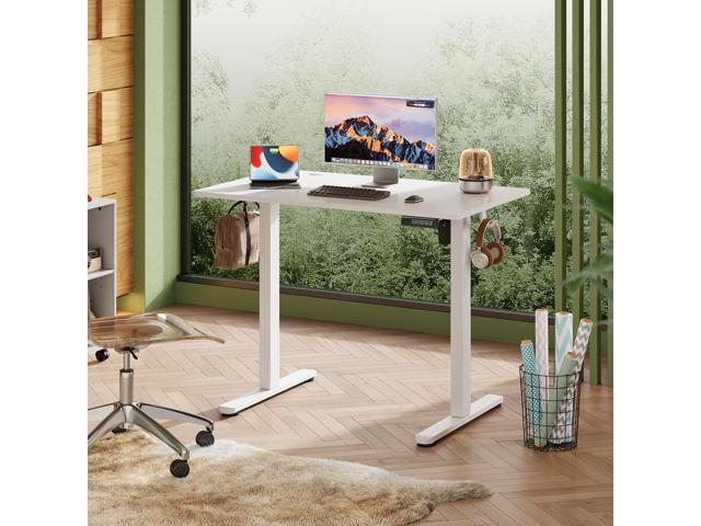 DEVAISE Whole Piece Standing Desk, 40 x 24 Inch Electric Standing Desk with Adjustable Height, 3-Preset Memory Sit Stand up Desk, One Piece Desktop...
