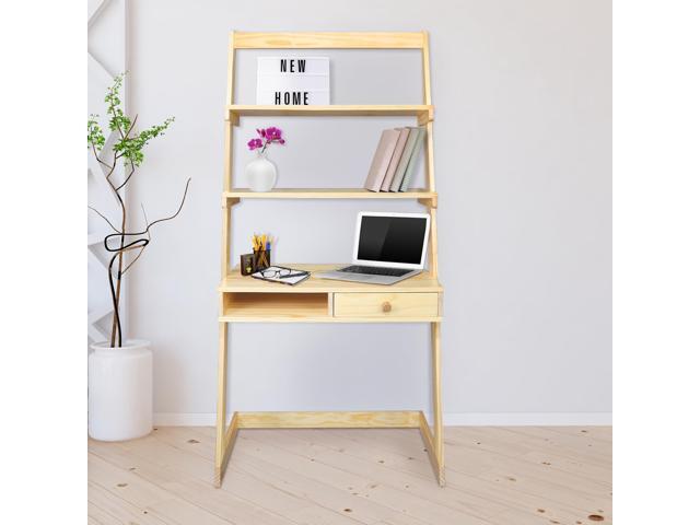 American Trails Freestanding Ladder Desk with Drawer, Natural