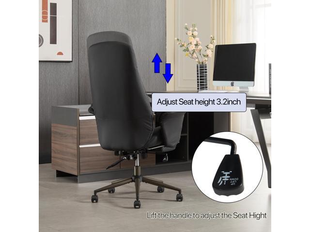 Home Office Desk Chair with Foot Rest, High Back Office Ergonomic Computer Chair with Lumbar Support Adjustable Height Rolling Swivel Chair...