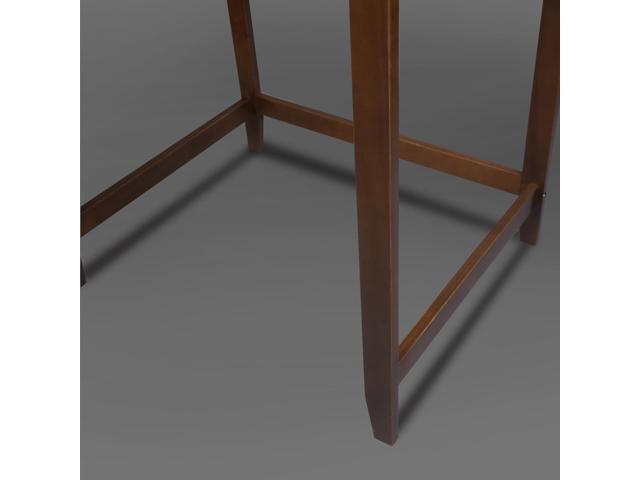 Medieval Majesty Office Computer Desk in Truffle Brown Finish with Hutch, Pull-Out Tray, and Concealed Storage Compartment, 22' x 28' x 35', Solid...
