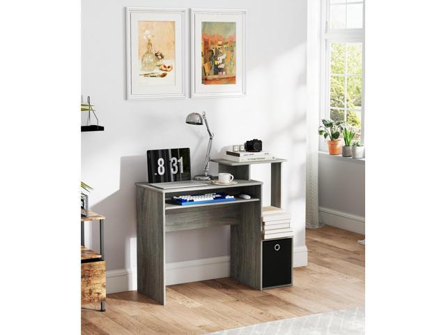 Working Desk with Keyboard Drawer Small Study Desk for Bedroom Home Workstation for Writing Working Studying