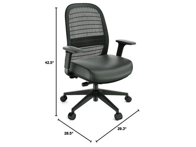 Workplace 2.0 Ergonomic Task Chair, Polyurethane, Black