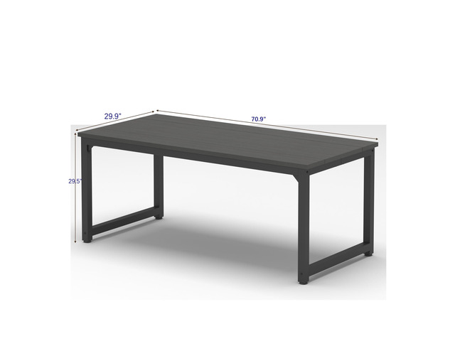 NSdirect 70.9' Computer Desk,Large Home Office Desk Wide Workstation 1 inch Thicker Tabletop for Writing,Games and Home Work PC Desk Modern Finish...