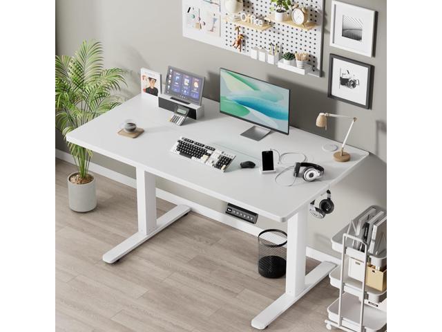Dual Motor Standing Desk Frame with 330 lbs, Electric Adjustable Legs, Compatible Desktop Size 40-90, 3 Memory Height Settings Stand up Desks Frame...
