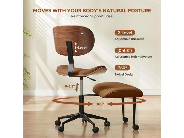 Bestier Meditation Chair with Wider Bentwood Back Support, Ergonomic Cross Legged Office Chair for Adults up to 300 lbs, 360° Swivel Adjustable...