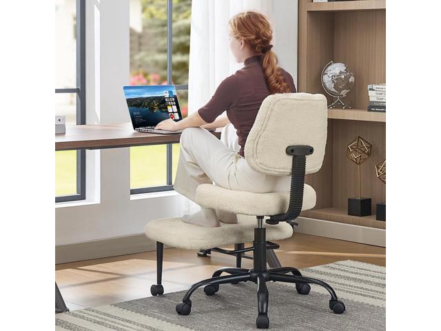 Criss Cross Legged Meditaion Chair,Exquisite Home Office Furniture,Ergonomic Kneeling with Lumbar Support and Adjustable Height Stool for ADHD...