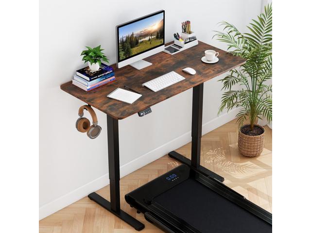 Tangkula 48' x 24' Electric Standing Desk, Ergonomic Height Adjustable Sit to Stand Desk with LED Display & 2 Memory Height Settings, Headphone...