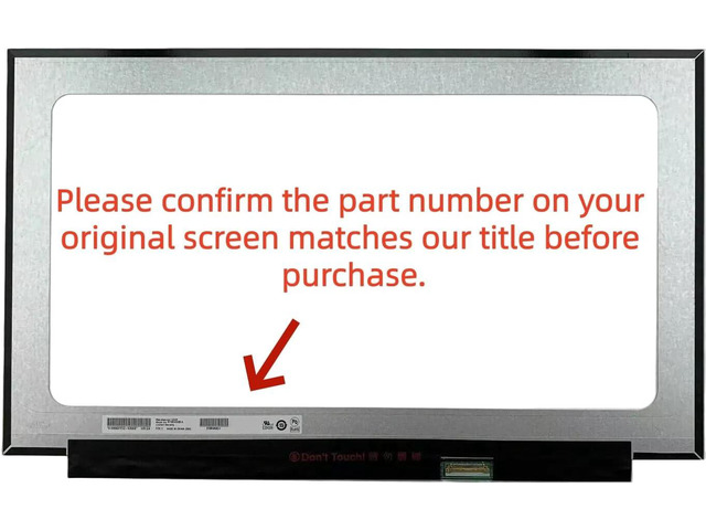 14' Screen Replacement for Dell Latitude 5400 5410 5450 LCD Display FHD 1920x1080 30 Pin 0XYC05 XYC05 NV140FHM-N4N