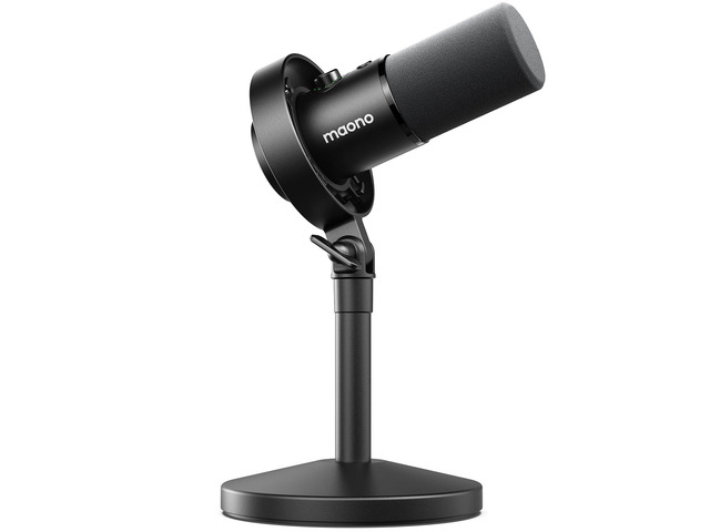 Dynamic Microphone-XLR USB Podcast Recording Mic with 192kHz/24bit for Vocal Recording, Content Creation, Home Studio, Voiceover, with Noise...