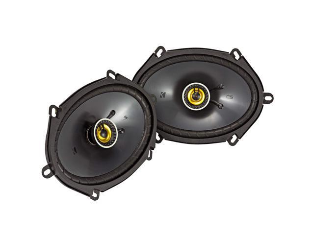 KICKER CS Series CSC68 6 x 8 Inch Car Audio System Speaker, Black (2 Pack)