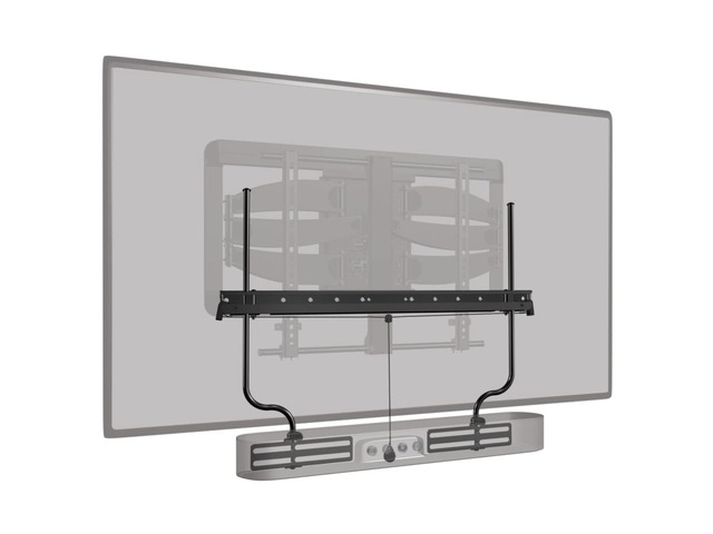 Soundbar Mount For TV Mount Bracket - Height & Depth Adjust, Moves In-Sync With TV, Supports Sound Bars Up To 20 lbs - SASB1-B1
