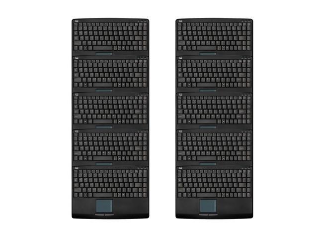 Adesso AKB-410UB - SlimTouch Mini USB Keyboard with Built-in Touchpad