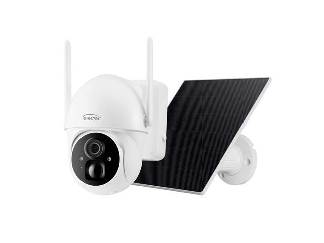 360 Degree Smart WiFi Wireless PTZ Dome Security Camera with Solar Panel, 2 Way Audio, IP65, AI Detection, Cloud Storage, 2.4Ghz WiFi, Compatible...
