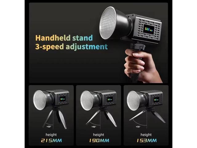 Ulanzi Limited RGB COB Photography Light Fast Charging Adjustable Studio Video Light