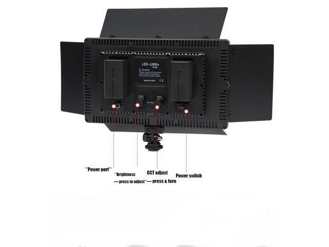 RGB Photo Video Light 50W LED Studio Lamp with Remote Control & Tripod Stand for YouTube TikTok Teach 3200K-5600K RGB Interactive Lighting, fill...