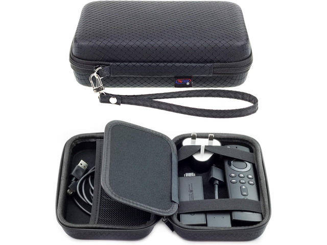 Hard Carry Case for Amazon Fire TV Stick 4K / Fire TV Stick Remote Control Cables and Charger - Protective Portable Travel Hard EVA Cover...