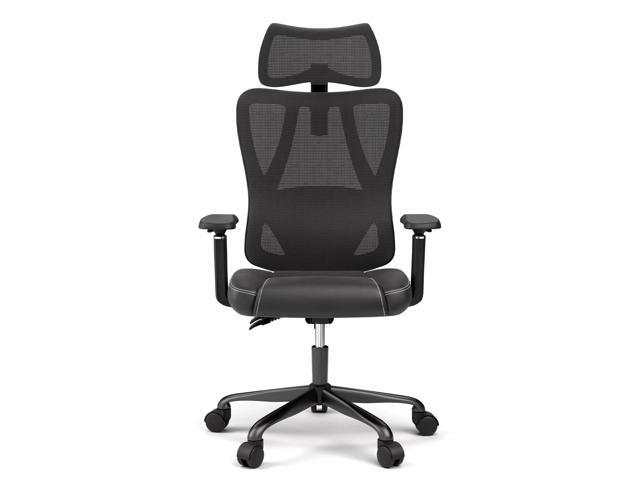 ACGAM High-Back Mesh Ergonomic Office Chair with 4D Lumbar Support,Office Desk Chair with Wheel, Adjustable Armrest & Headrest, Rolling Work...