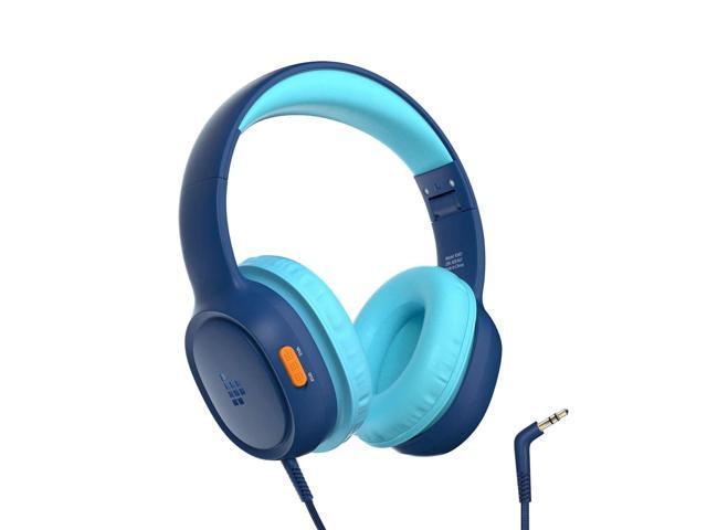 Tronsmart KH01 Wired Kids Headphones, Safe Volume Limit Hearing Protection, Foldable Lightweight Over-Ear Headset with Soft Earpads, Nylon Braided...