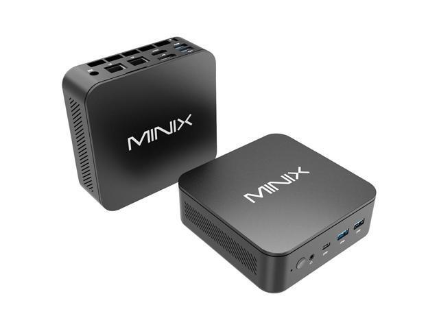 MINIX NGC NR660 Mini PC AMD Ryzen 5 6600H 6C/12T Radeon 660M,16GB DDR5 4800MHz 512GB PCIe SSD,Dual PCIe4.0 M.2 / Dual DDR5 Slot Max 64GB RAM, Quad...